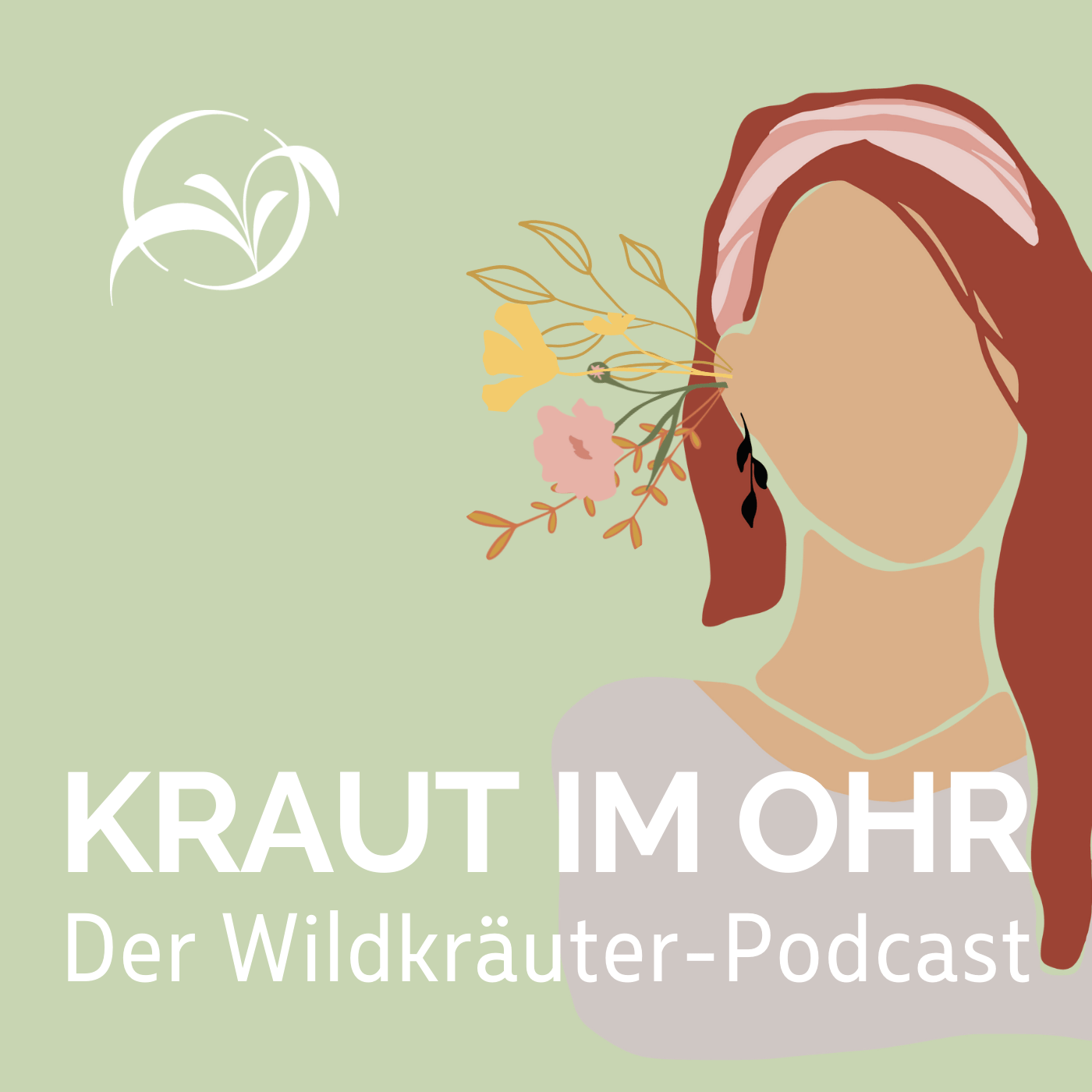 Logo des Kraut im Ohr Wildkräuter-Podcast